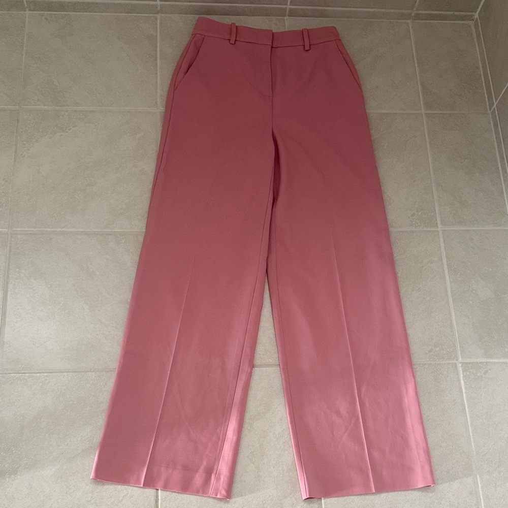 Boden Rose-Pink Wide Leg Trousers